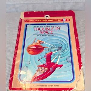 !!**KIDS BOOKS 4/$10**!! Trouble In Space, Choose Your Own Adventure, #20, 1984
